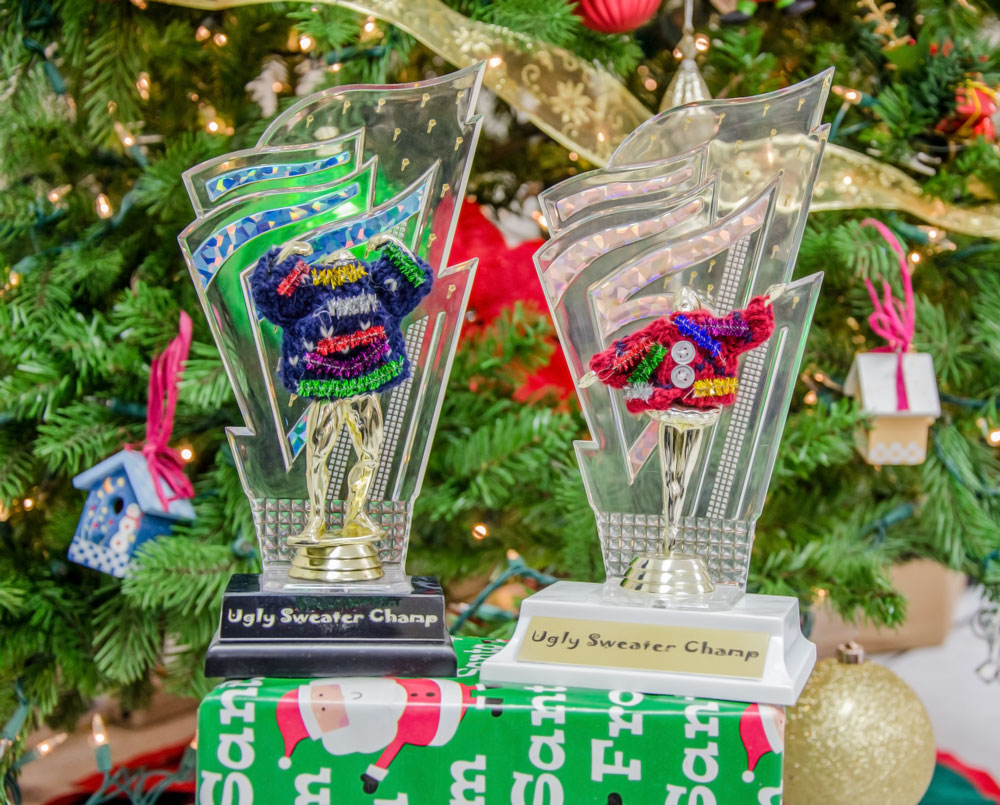Ugly Christmas Sweater Trophies